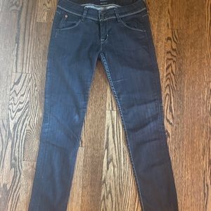 Hudson dark wash womens low rise boot cut jeans 27 4